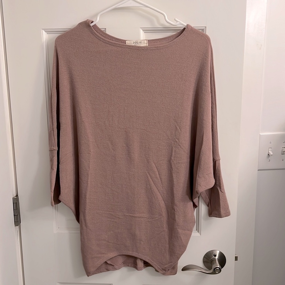 Dusty rose color, Jolie, XS, like new, 3/4 sleeve